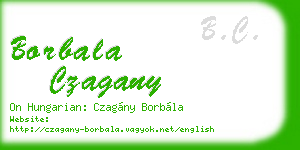 borbala czagany business card